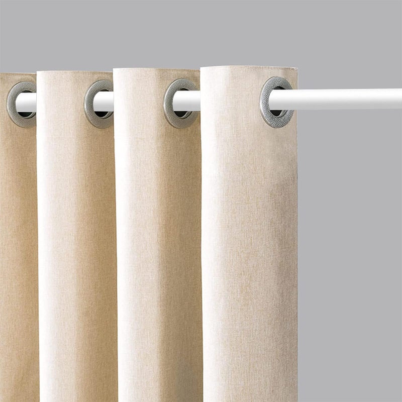 MELCHEF Heavy Duty Spring Tension Rod,32-45" Room Divider Tension Curtain Rod, Shower Curtain Rods,Windows Curtain Rods,No Drilling, Non-Fall Down Spring Tension Rod,Adjustable Room Divider - Image 5
